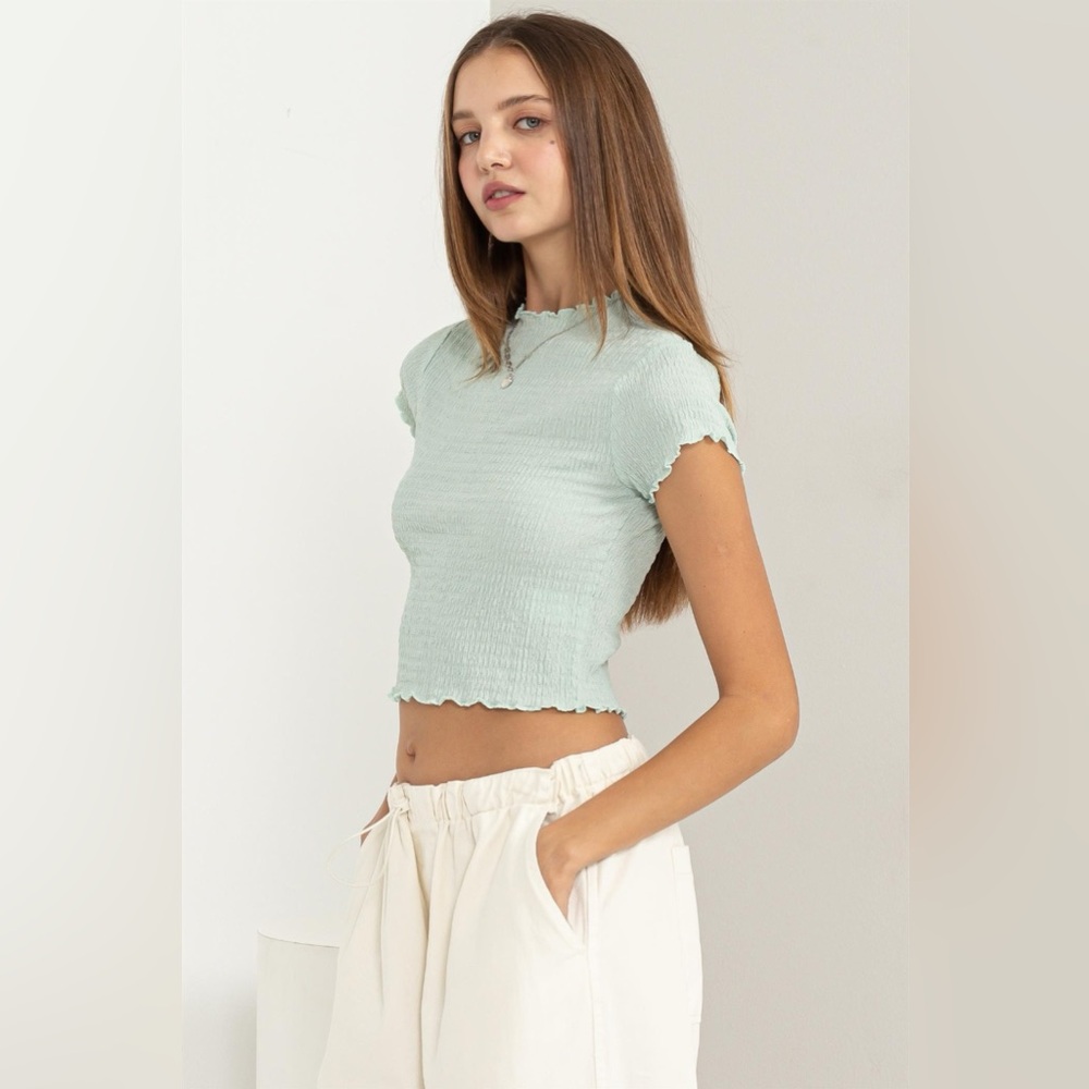 HYFVE Lettuce Hem Crop Top - Picture 4 of 5